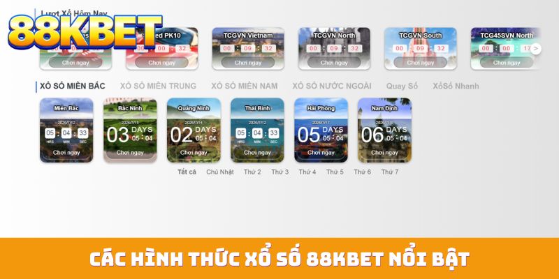cac hinh thuc xo so 88kbet noi bat Các hình thức xổ số 88KBET nổi bật
