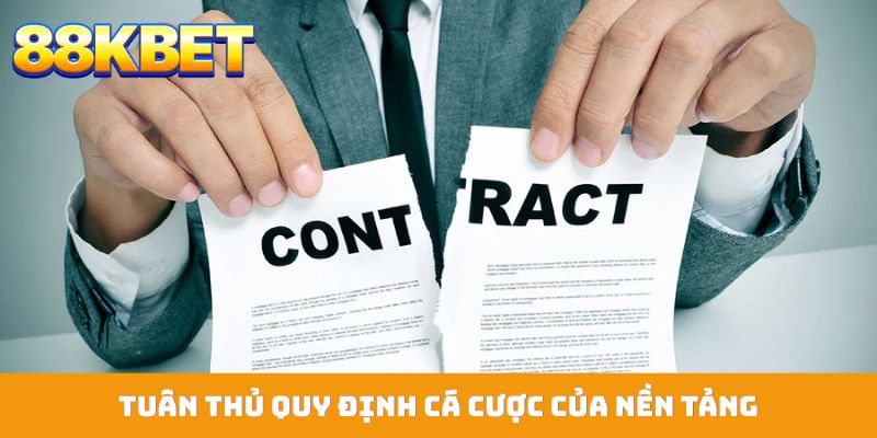 Tuân thủ quy định cá cược của nền tảng